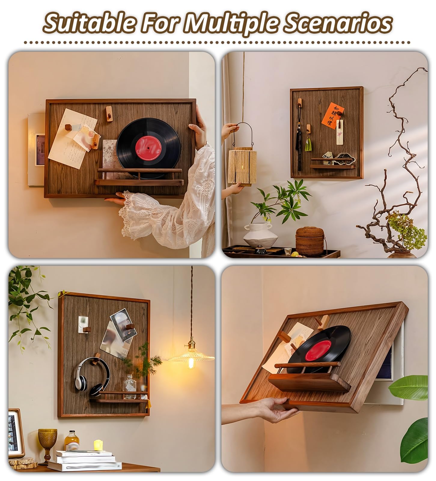 Cuadro Contador Eléctrico Cubierta de madera maciza para caja de interruptores, cubierta decorativa para caja de fusibles con estante, cubierta para panel eléctrico doméstico, oculta el panel eléctri