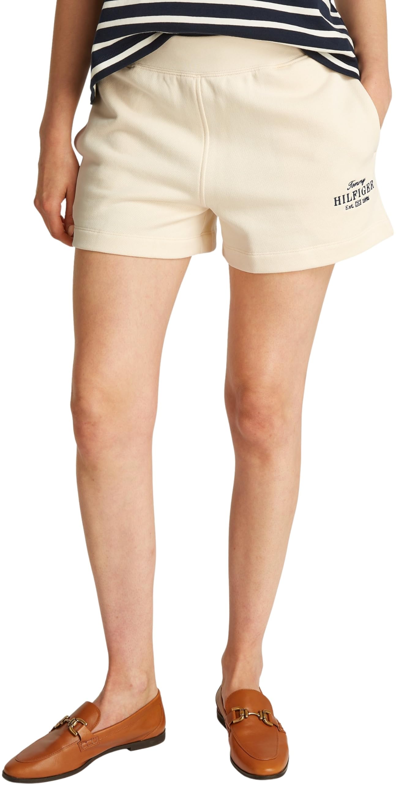 Tommy Hilfiger Damen Sweatshorts aus Baumwolle