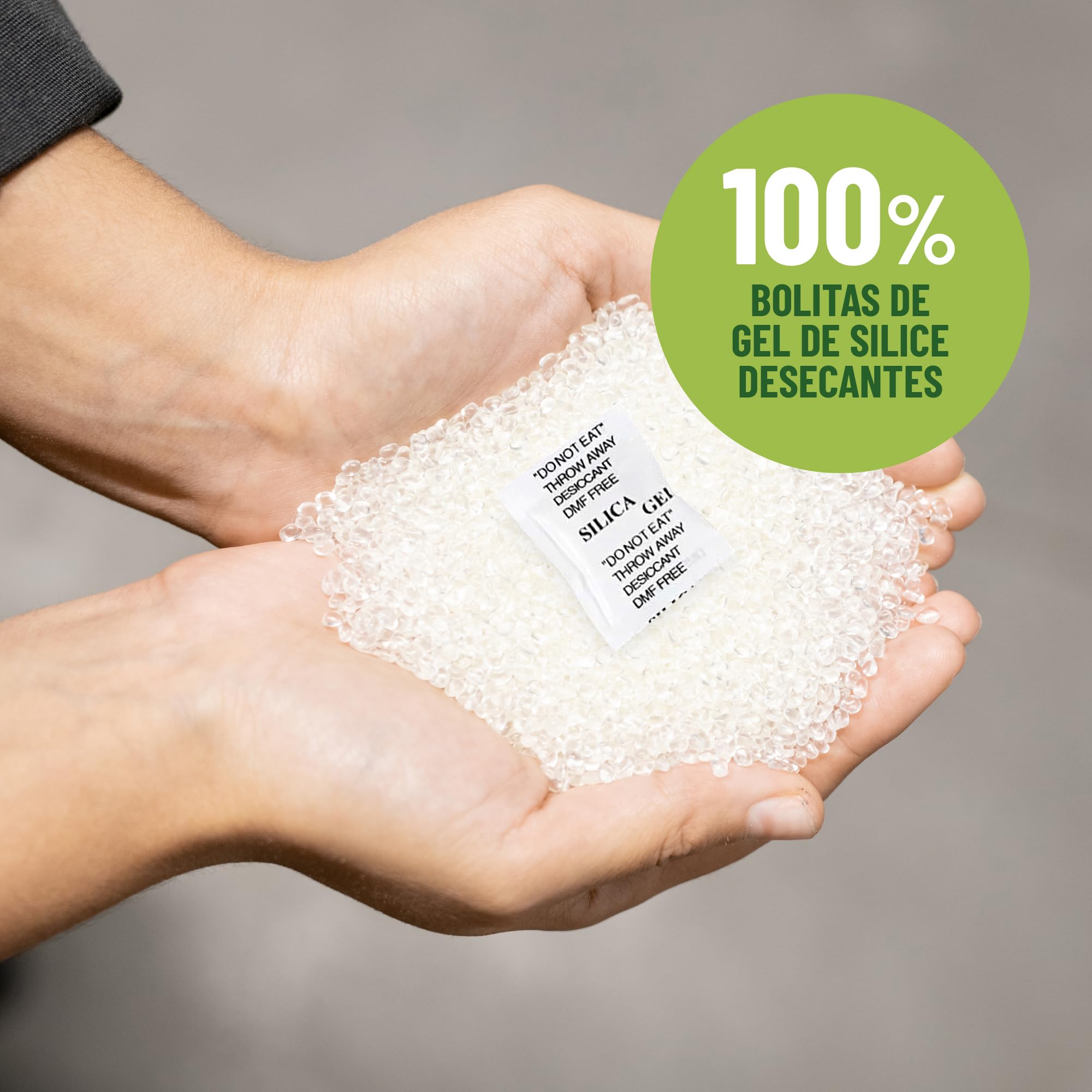 CONTROL GARDEN 200 Bolsas Antihumedad de 1gr de Gel de Silice | Bolsitas Eliminan Humedad y Malos Olores | Sobres Desecantes No Tóxico | Deshumidificador Natural