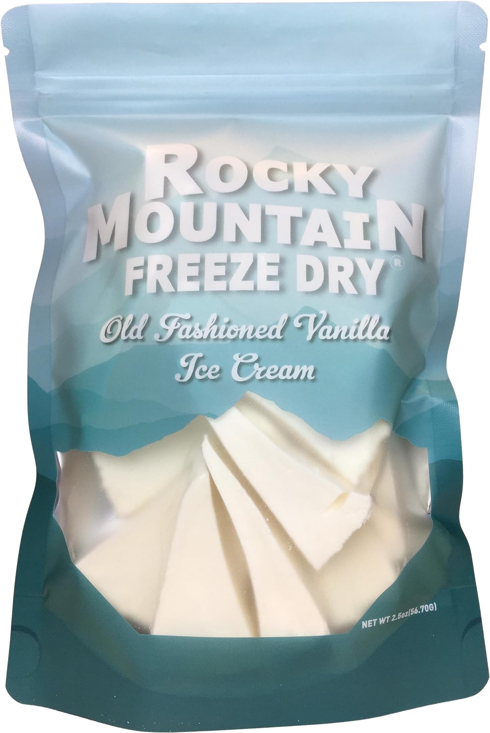 Freeze Dried Ice Cream – Vanilla Ice Cream That Doesn’t Melt – Smooth Creamy Snack with Clean Ingredients – Rocky Mountain Freeze Dry 2.5oz (2.5 OZ, Vanilla)