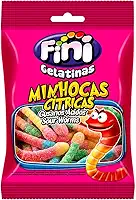 Fini Balas De Gelatina Minhocas Cítricas 250G