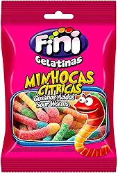 Fini Balas De Gelatina Minhocas Cítricas 250G