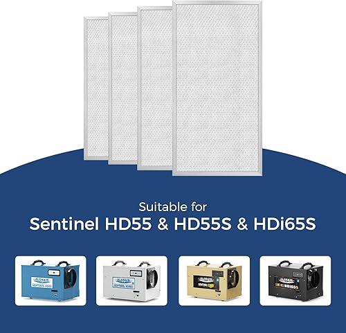 Miniatura 3 de ALORAIR MERV-8 Juego de reemplazo de filtros para deshumidificadores de sótano Sentinel HD55, Sentinel HDi65 (paquete de 4)