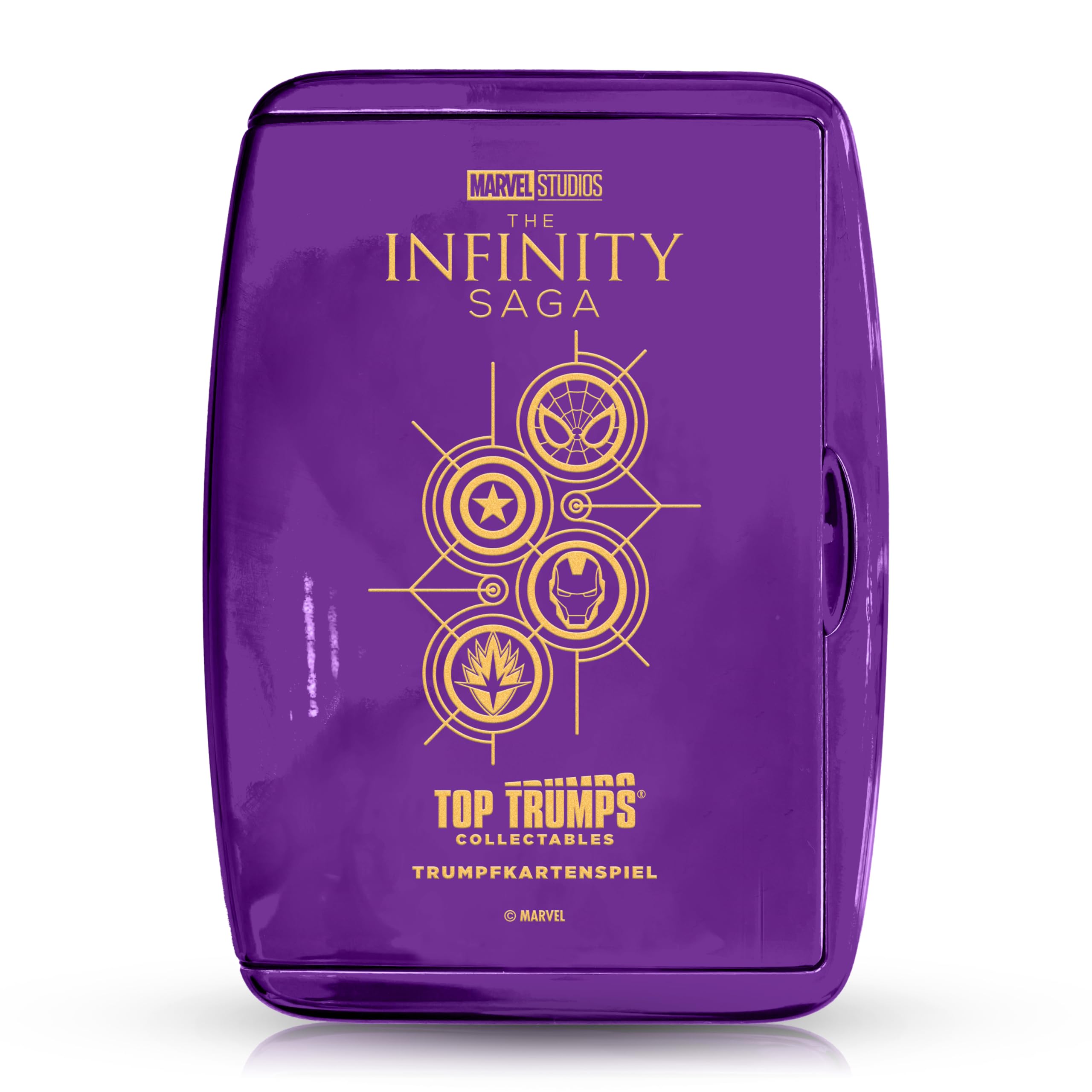 Top Trumps Marvel 30 Moments Tin Educational Entertaining juego de cartas para más de 2 jugadores es un gran regalo para mayores de 12 años