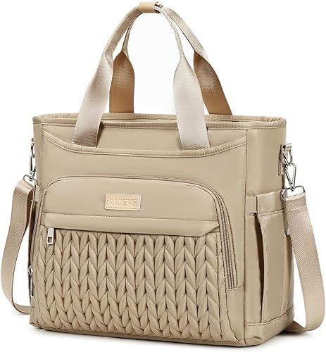 Miniatura 14 de AIJIEKE Lonchera aislada para mujeres, caja de almuerzo, bolsa de almuerzo para el trabajo, bolsa de refrigeración grande a prueba de fugas con