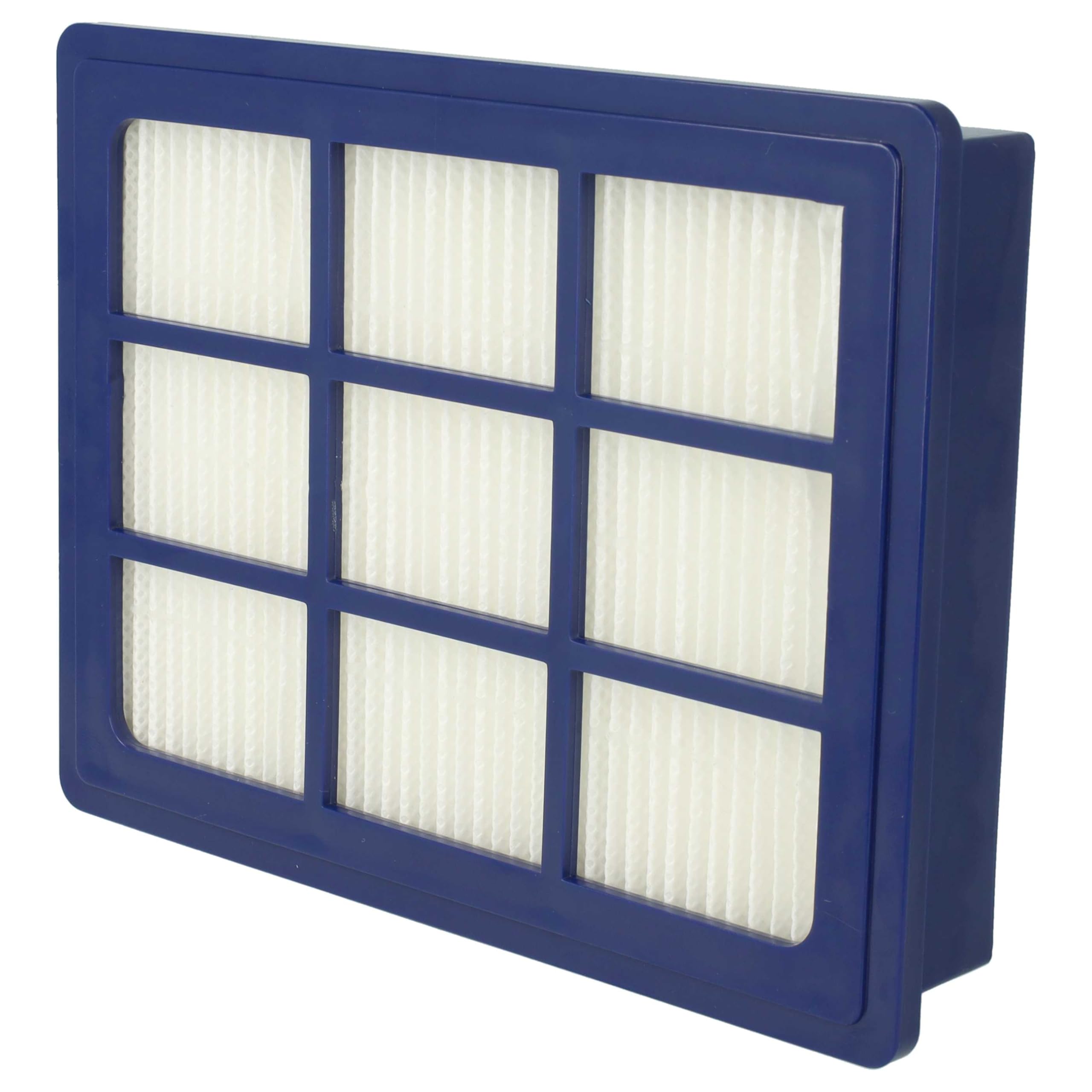 vhbw 10x Filtro compatible con Grundig VCC 9450 A Bodyguard aspiradora - filtro Hepa azul blanco