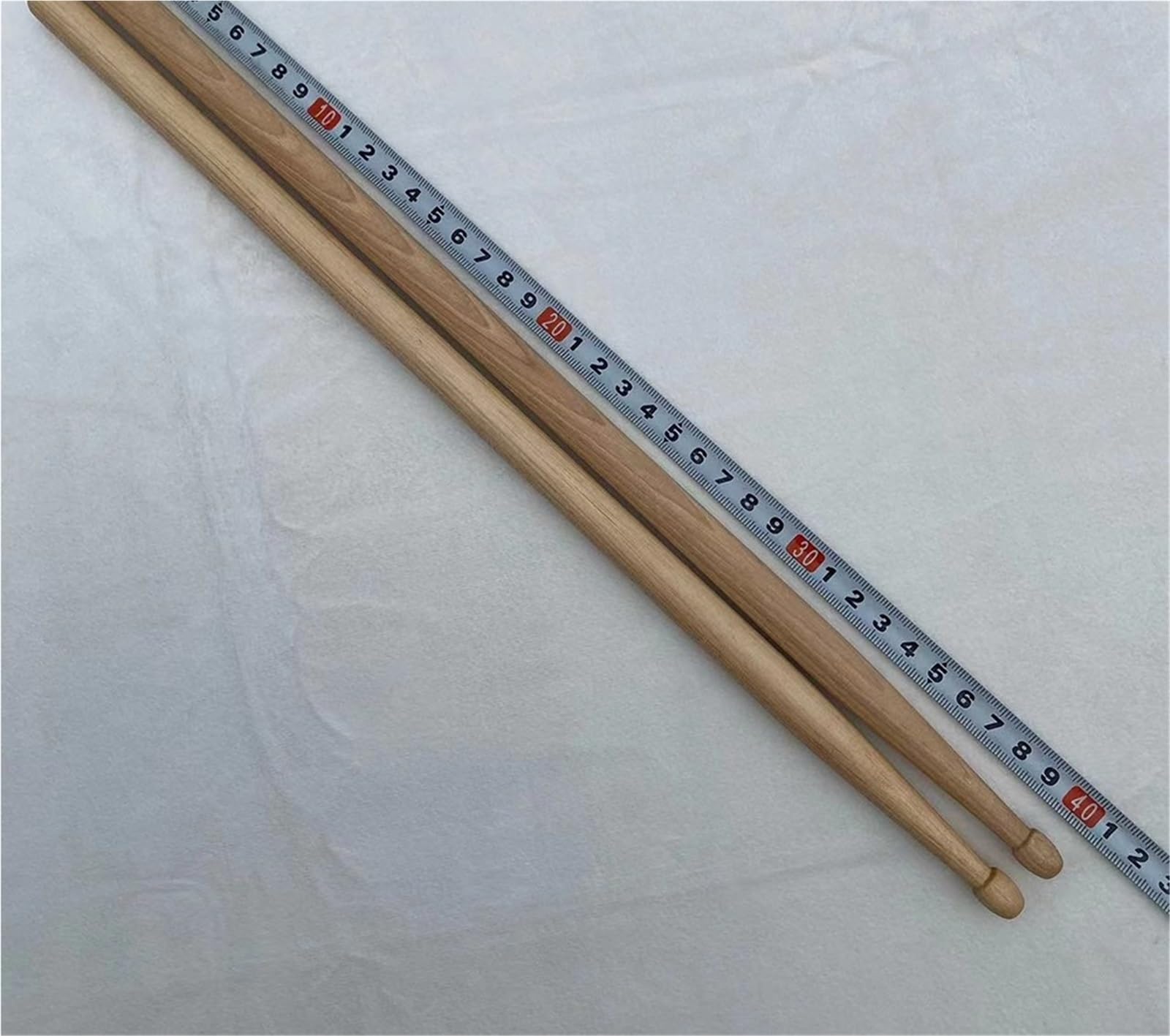 2 Paar Ahorn Holz Drumsticks Holz Drum Stick for Trommel Übung Drumstick Zubehör FüR Erwachsene