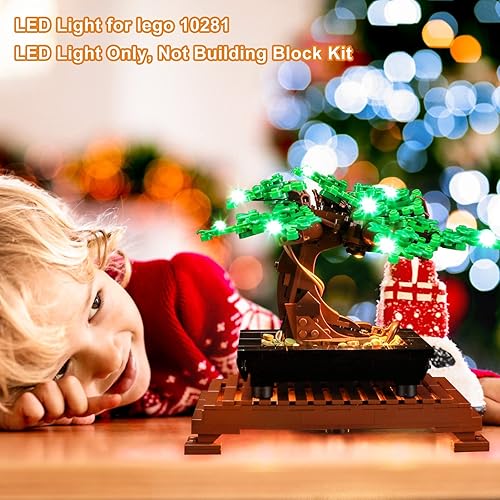 Miniatura 4 de Vaodest LED Light for Lego Bonsai Tree 10281 Model,Design and Configuration Compatible with Model 10281 (LED Light Only, Not Building Block Kit)