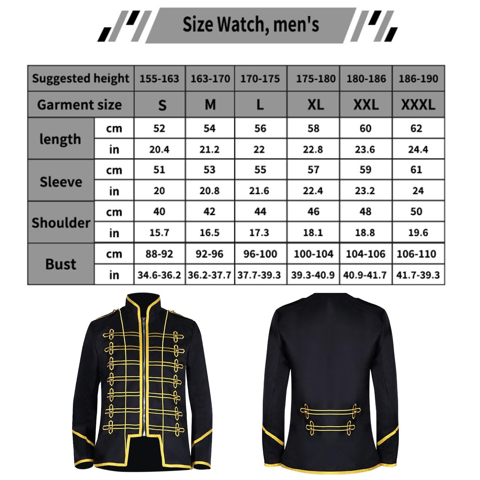 Genérico Prinz-Kostüm für Herren, Set mit Hose und Jacke, Königsblau