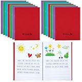 Henoyso 24 Pcs Primary Composition Notebook K-2 9 3/4 x 7 1/2 Inch Primary Journal, Notebook for Kids Supplies, Bulk Blank Writing Book for Kid to Write Draw Journal 60 Page (Mixed Color)