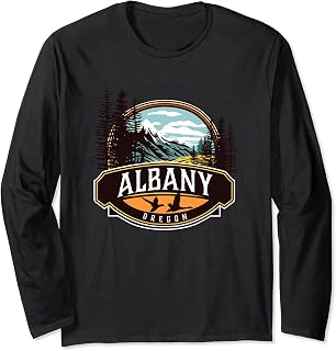 Albany Oregon Long Sleeve T-Shirt