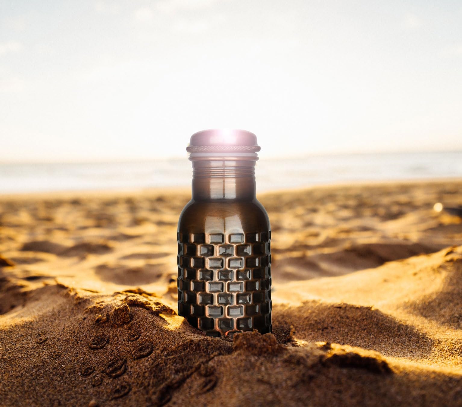 Ayurvedic Drinking Copper Water Bottle For Sports, Travel