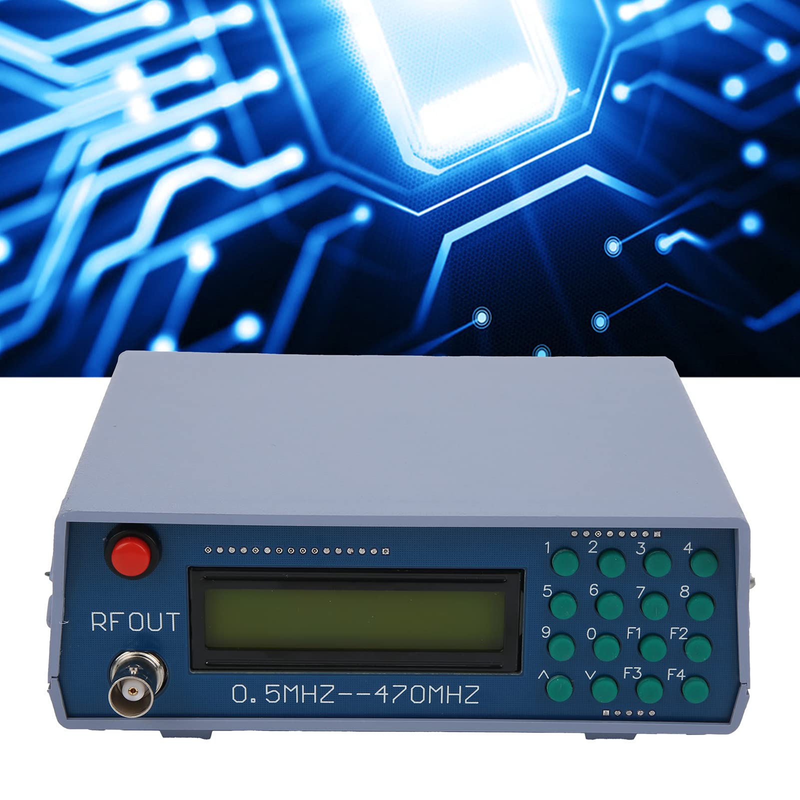 Générateur de Signal RF, Radio de Conditionnement de Modulation Audio de Source de Signal 800Hz 0.5MHZ‑470MHZ,Signal RF Testeur Nouvelle Version