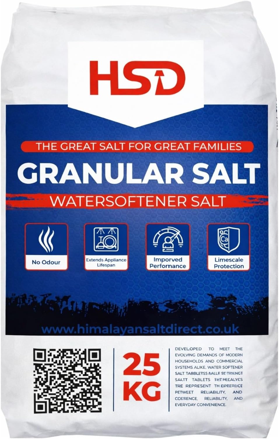 HSD Hydrosalt Granular Salt for Granular Water Softeners 25kg