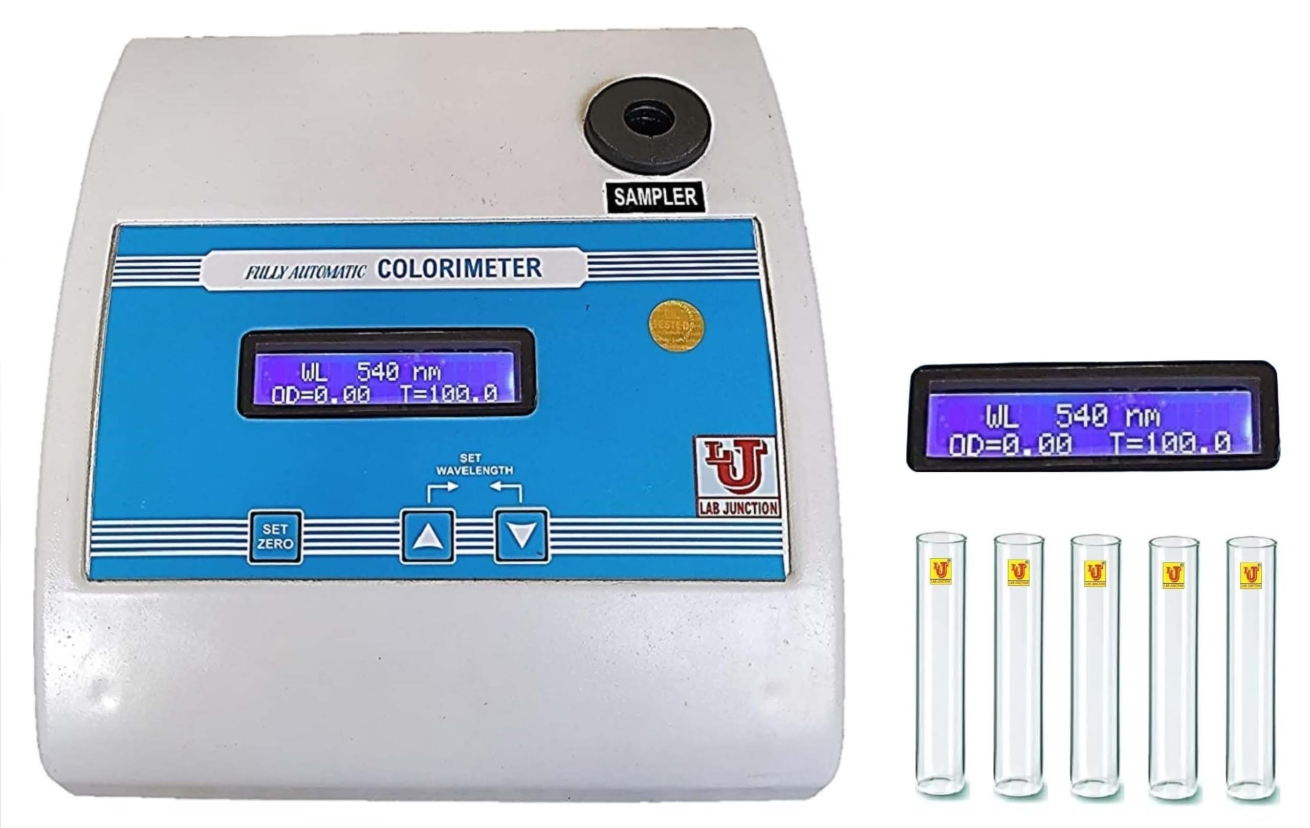 Lab Junction Colorimeter Fully Automatic Photo Colorimeter contains 9 Tristimulus Absorption Filters Facility Absorbance & Transmission L J - 1318 as per Quality Standards (B08PTW331Y) Amazon Price History, Amazon Price Tracker