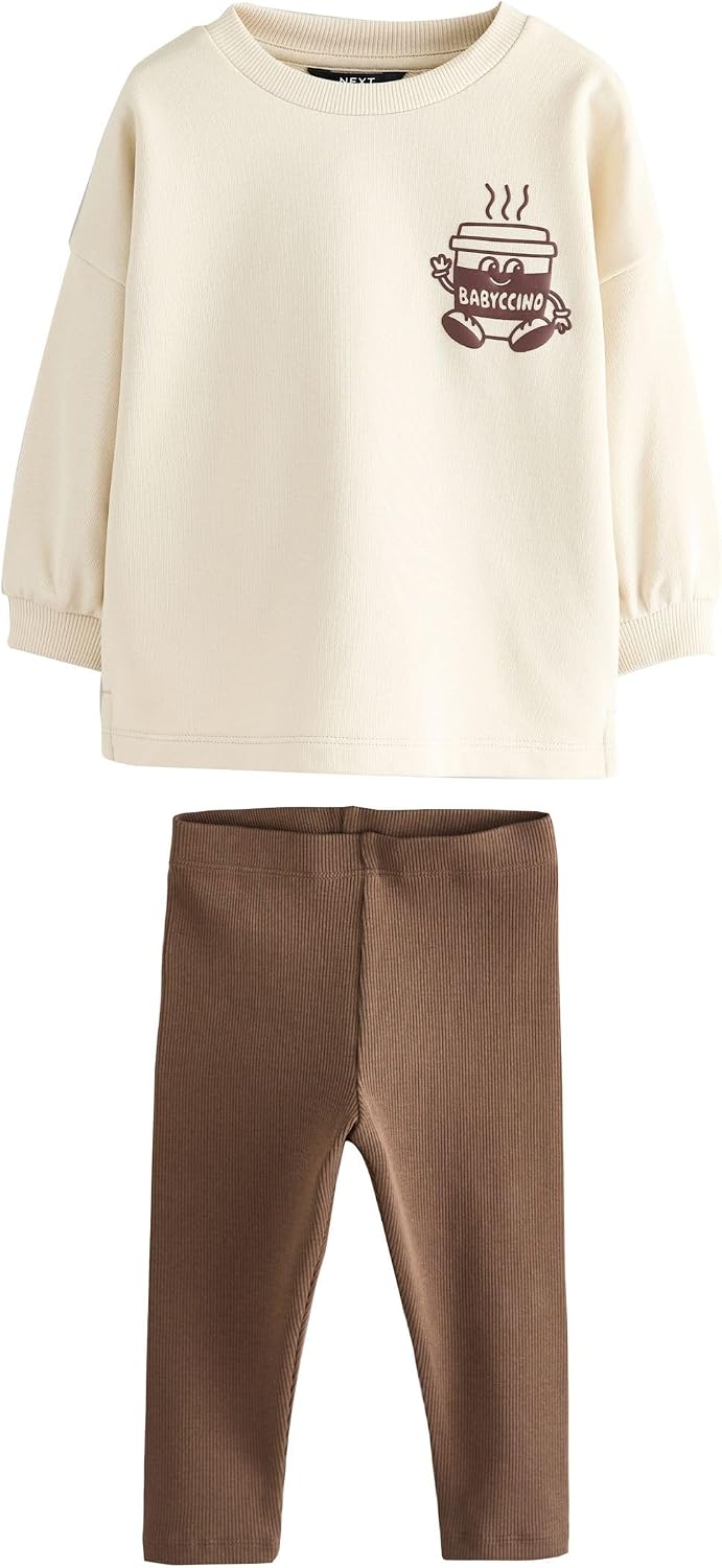 NEXT Boys Long Sleeve Tops & Leggings Set 2 Pack