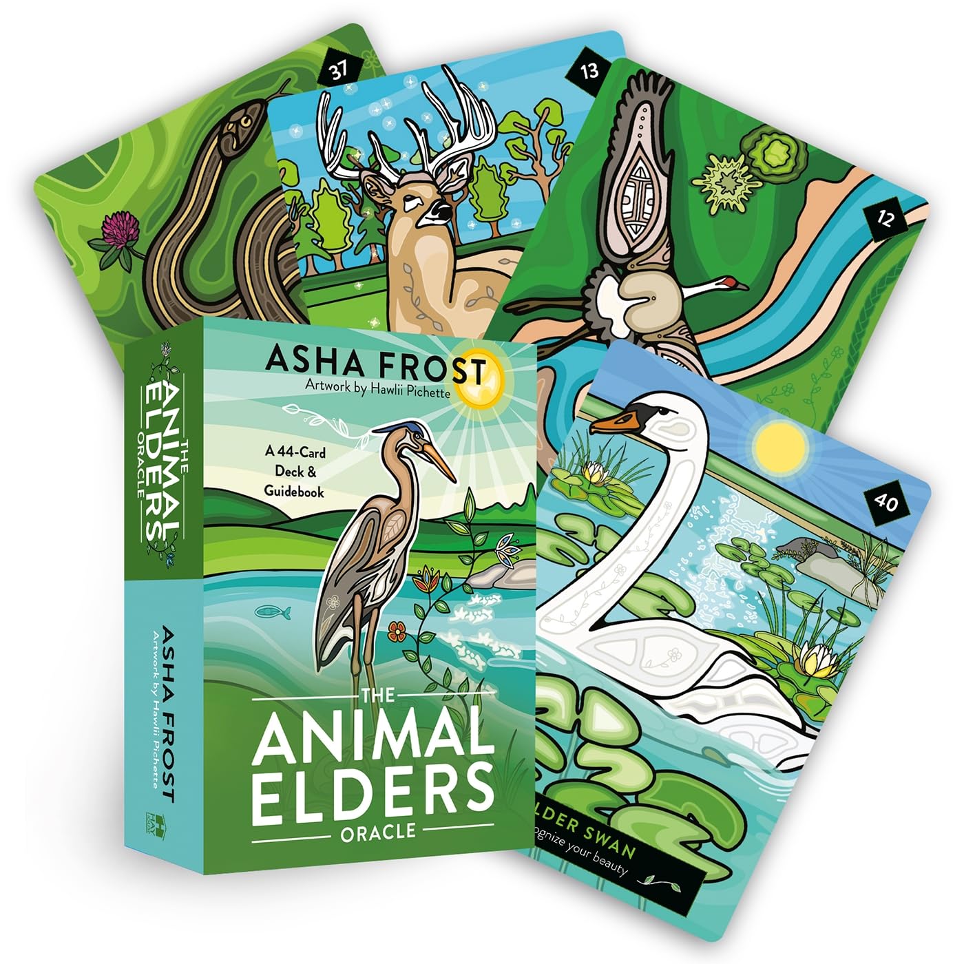 The Animal Elders Oracle by Asha  Frost (Cards)