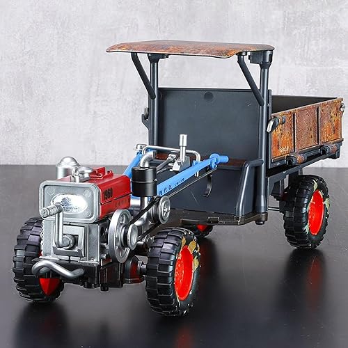 Miniatura 4 de Modelo a escala de tractor  10.8x4.1x2.8 in Escala de aleación de juguete de tractores para caminar, juguete de tractor con luces y música, juguete