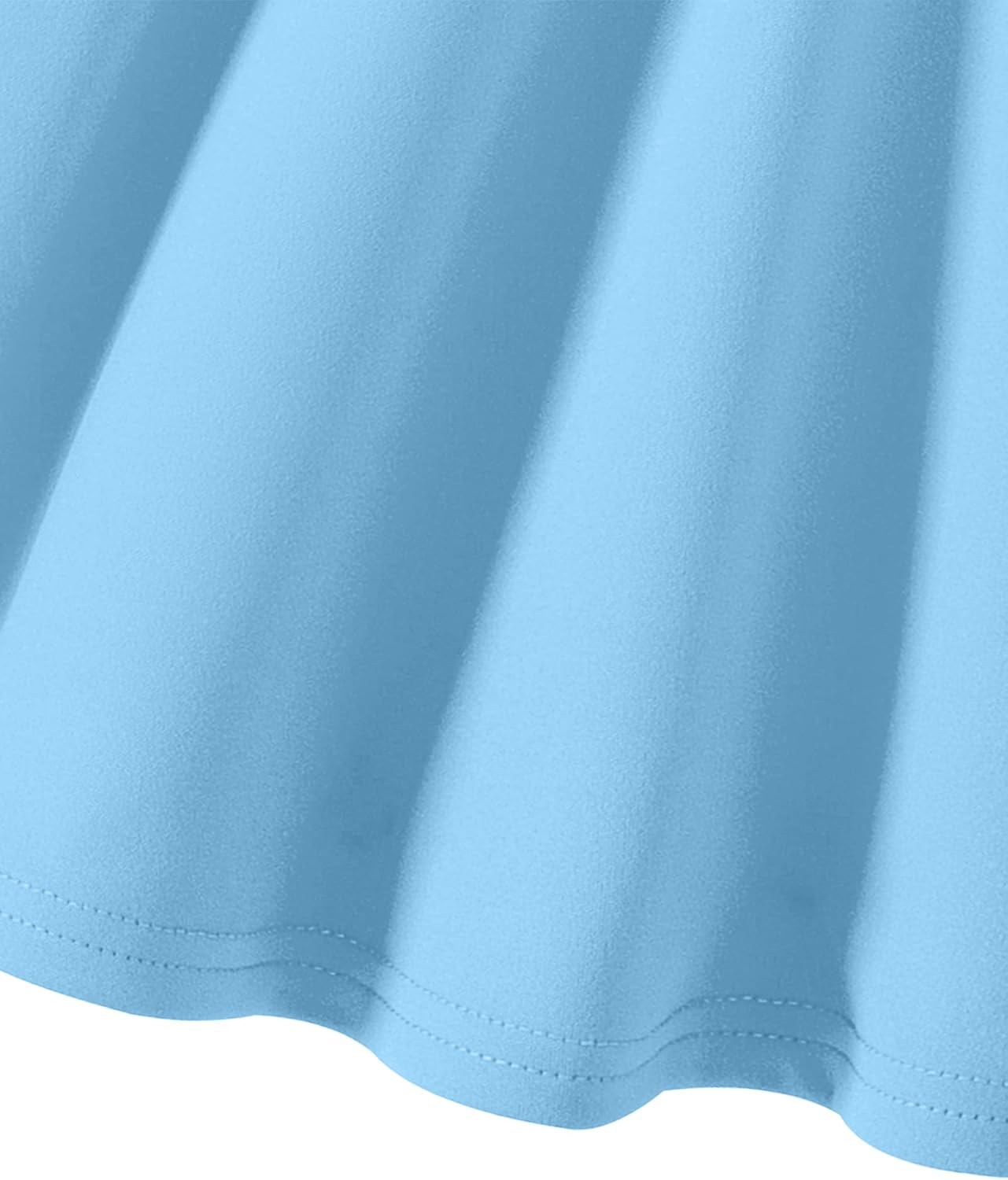 Hilinker Toddler Girls Ruffle Short Sleeve Polo Dress Cute Heart Print Uniform Dresses - Image 5