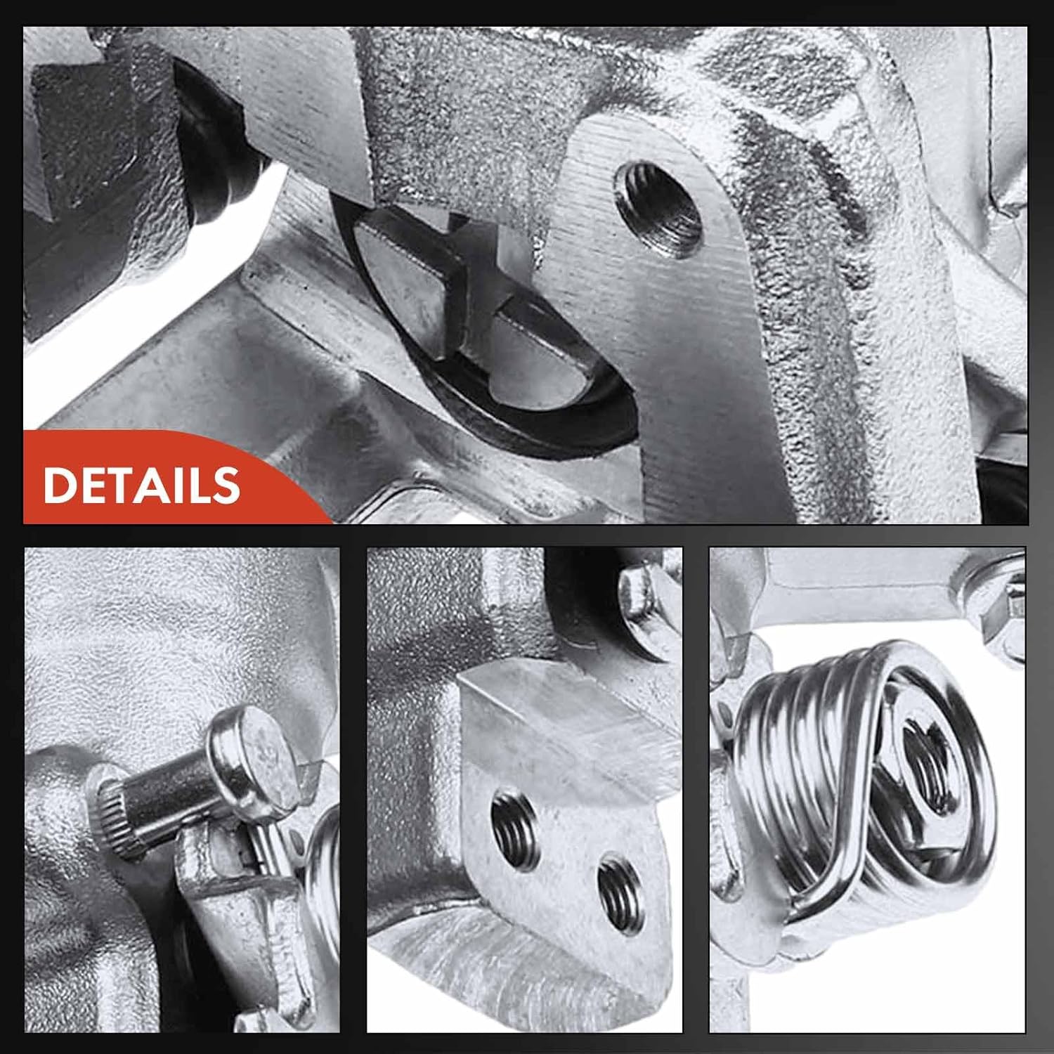 A-Premium Disc Brake Caliper Assembly with Bracket Compatible with Select Suzuki Models - Kizashi 2010 2011 2012 2013, L4 2.4L - Rear Right Passenger Side