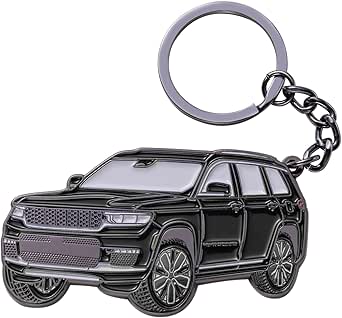 Amazon.com: AiGMY Grand Cherokee Keychain Accessories Model Metal Key ...