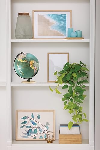 Miniatura 2 de Globo de 9 pulgadas de diámetro Nelson Teal Ocean