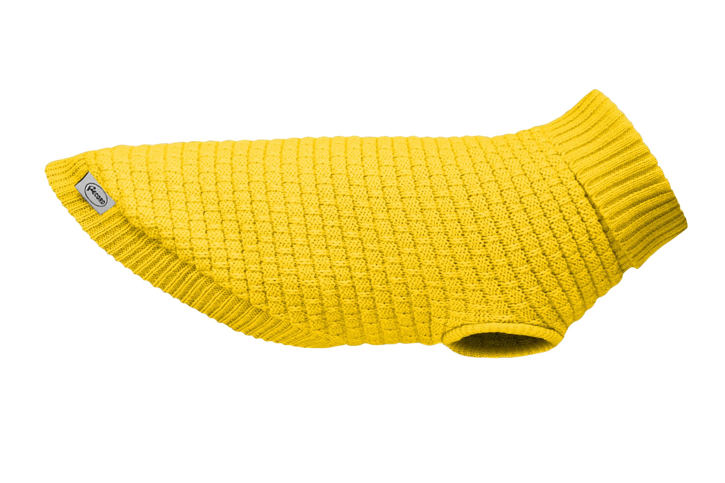 Pull pour chiens vêtement chaud d'automne jaune XL dos 50 cm