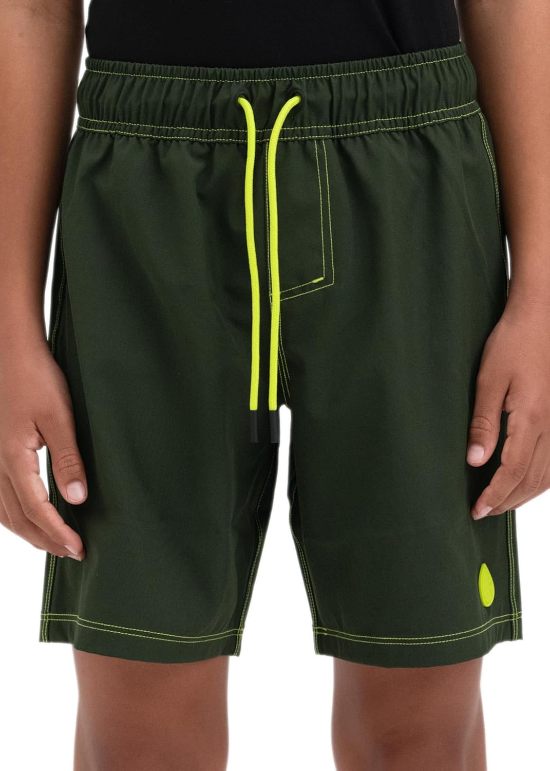 Ethika Boy's Swim Short for Beach, Pool and Summer Adventures - Apex Green