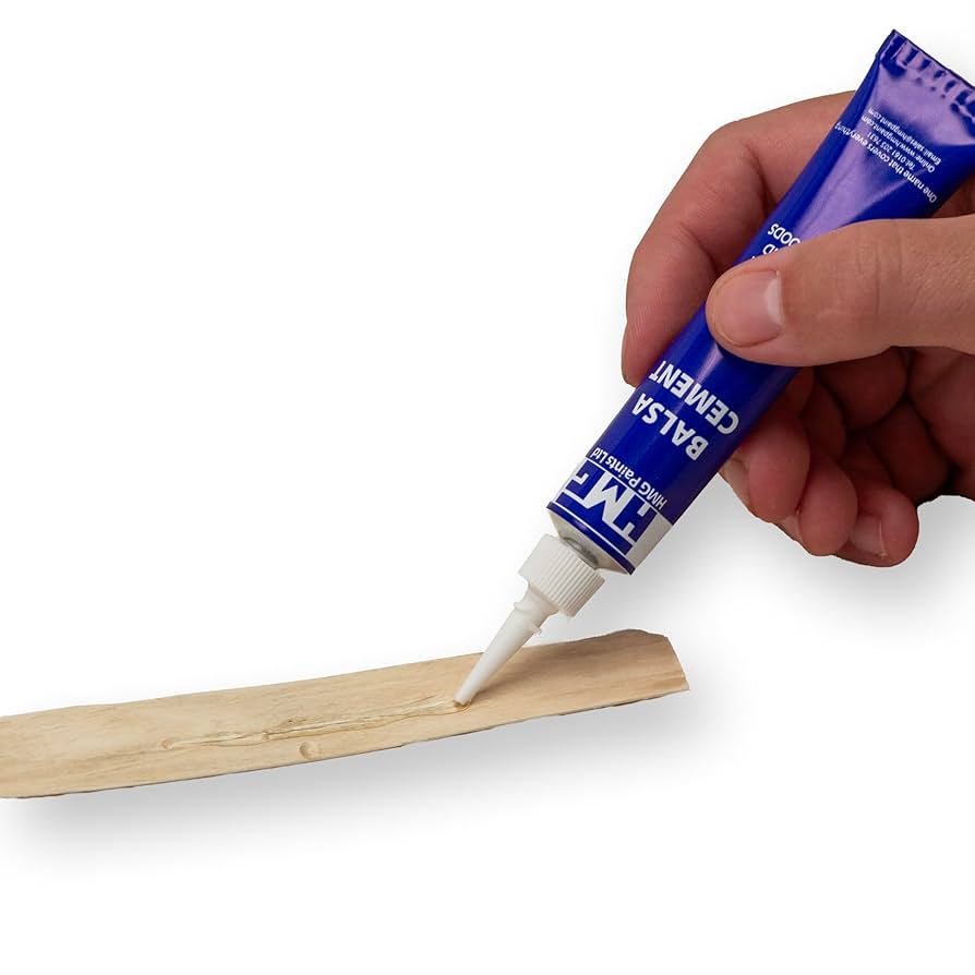 H M G Balsa Cement 24ml Essential Quick Drying Adhesive