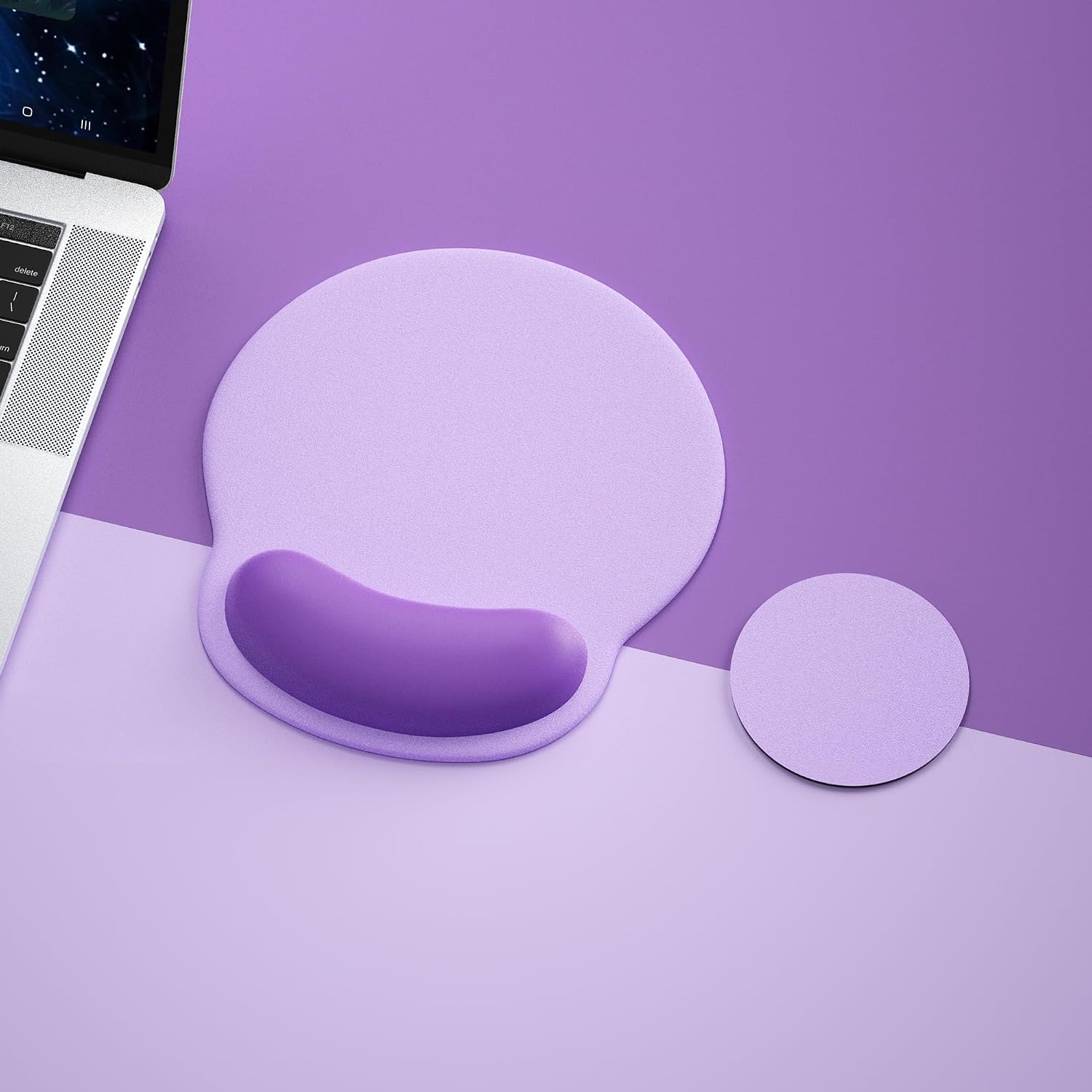 Ergonomic Mouse Pad with Wrist Rest Support,Cute Portable Mousepad image 2