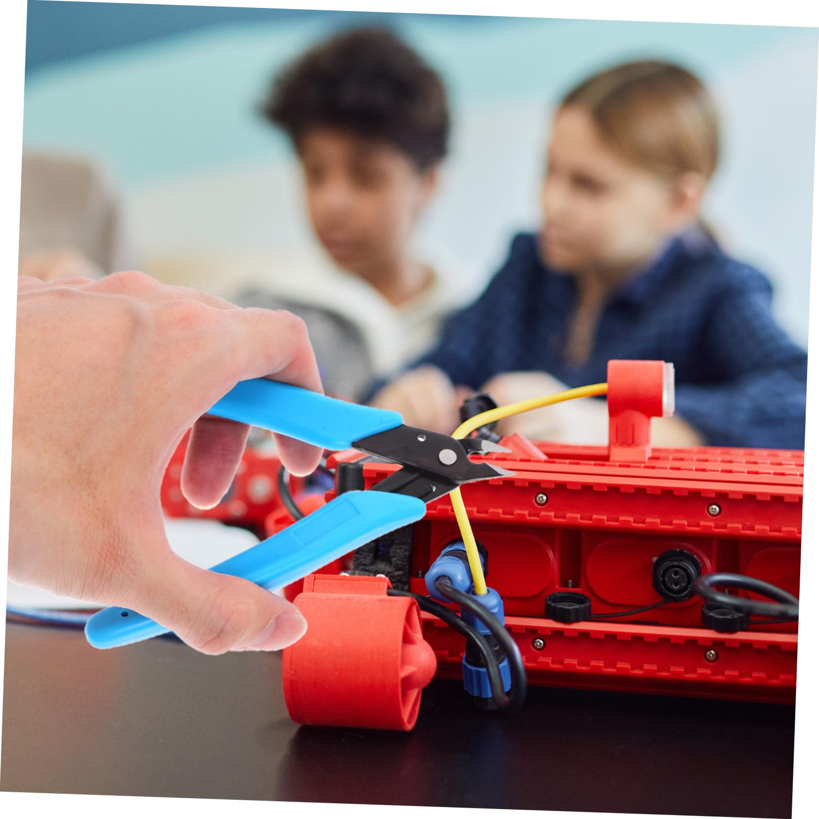 Kit di Attrezzi per Modellismo 10 Pezzi per Hobby e Professionisti | Aeromodelli e Toy Model, Portatile e Compatto, Ferro Plastica Gomma, Adatto a Montaggio e Manutenzione