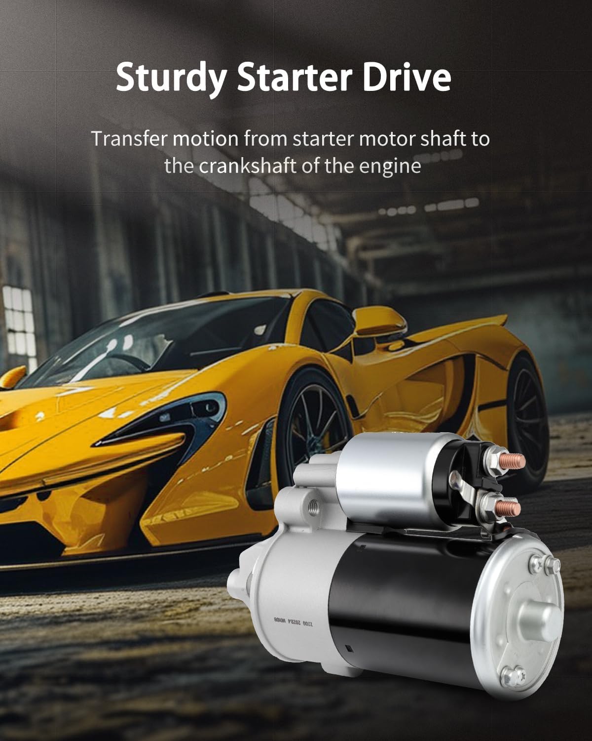 OCPTY Starter Starters Compatible F13Z11002A 3272N for Aerostar 1992-1997 Probe 1990-1992 Ranger 1991-2008 3.0L Taurus 1991 2.5L Tempo 1991-1994 2.3L for Mercury Topaz 1991-1994 2.3L