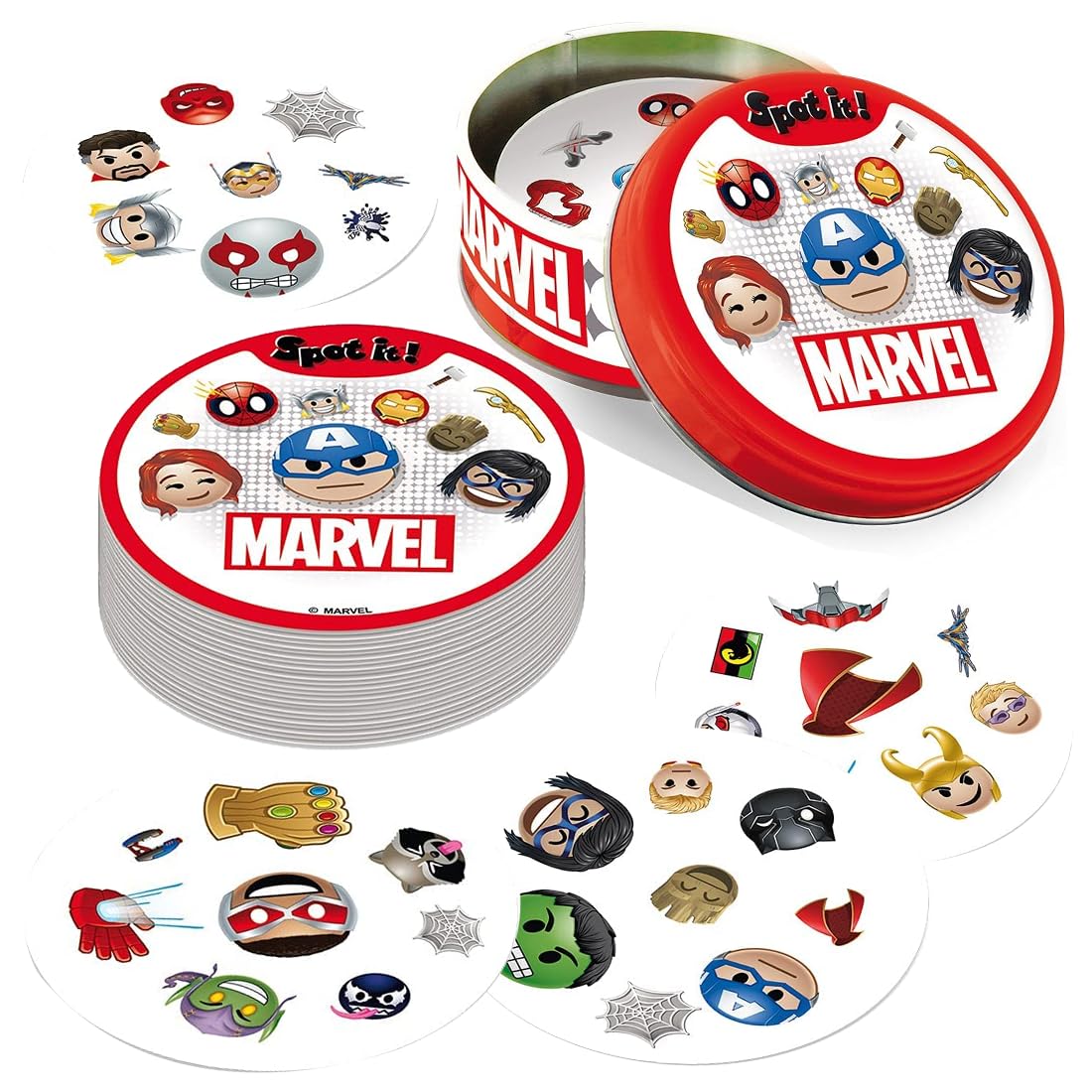 Tydeus Juego de cartas, doble juego de cartas educativo, juego de mesa, a partir de 6 años, 2 – 8 jugadores, tiempo de juego de 15 minutos