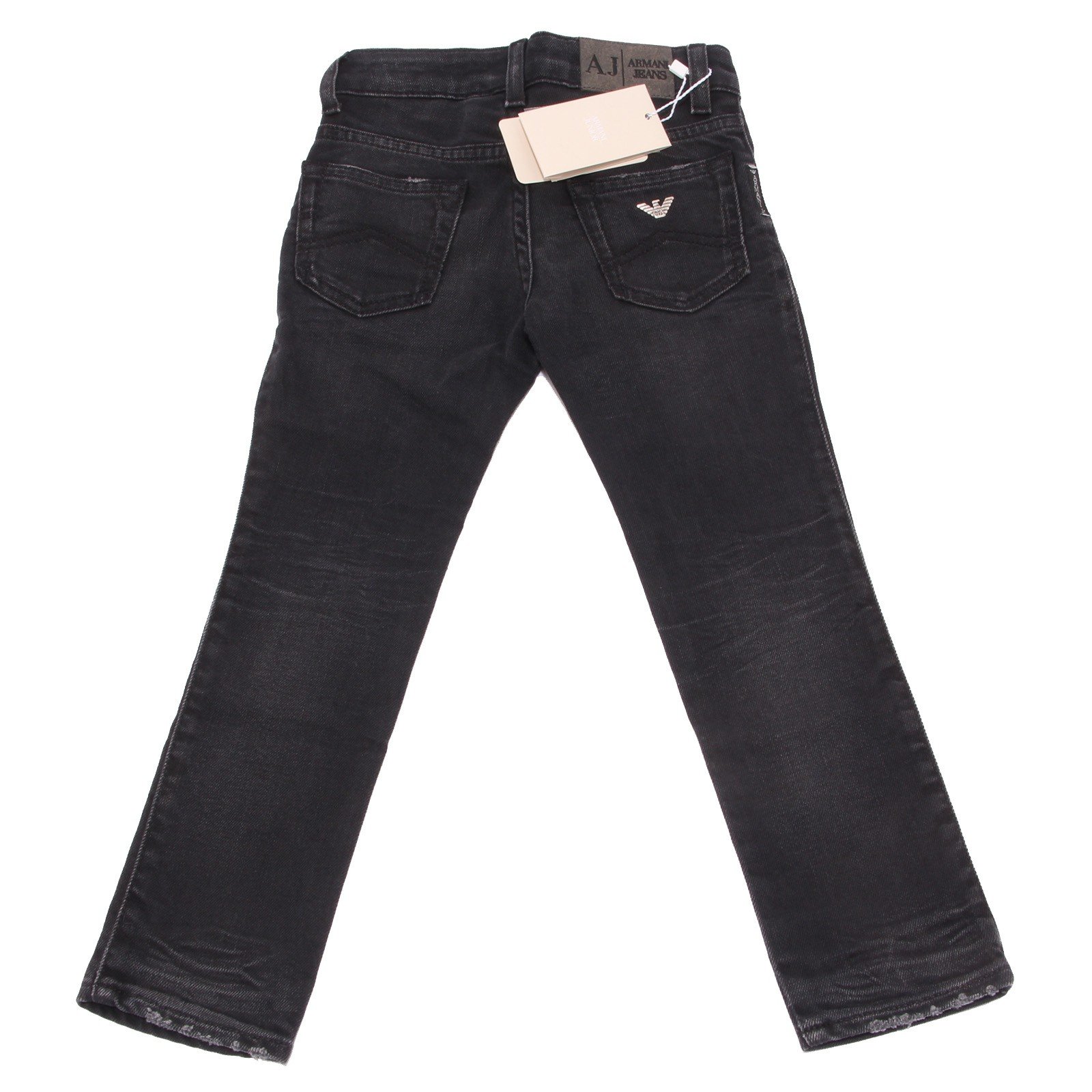 7072S jeans bimbo ARMANI JUNIOR nero pantalone trouser kid