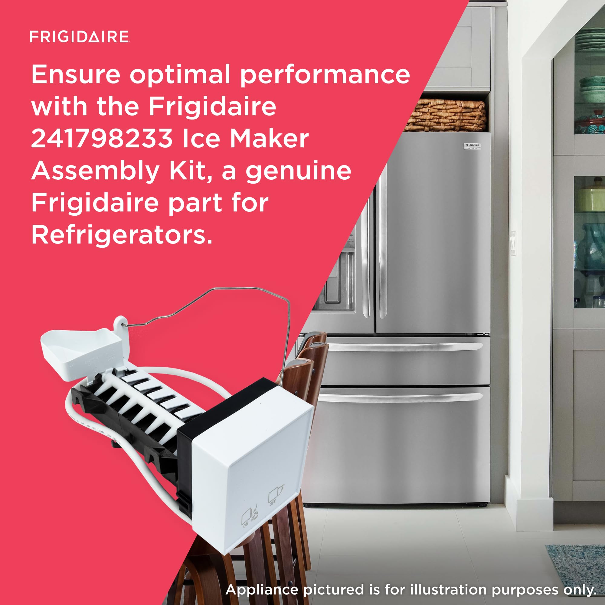 Amazon.com: Frigidaire 241798233 IceMaker : Appliances