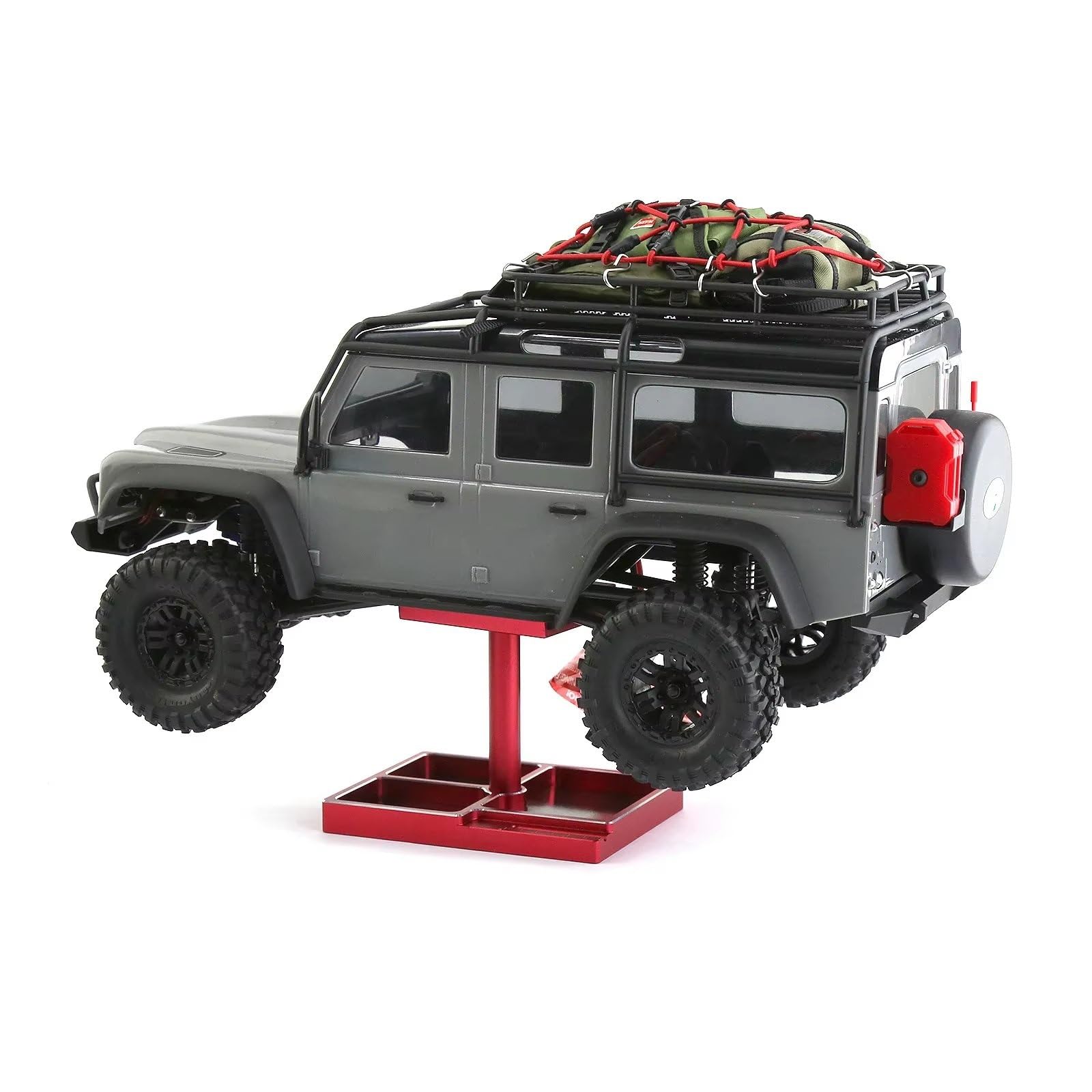 para Traxxas para TRX4M para Axial 1/18-1/24 RC Piezas Coche Soporte Trabajo Metal Conjunto Estación Trabajo Reparación Plataforma Rotación 360 ​​Grados Piezas para RC