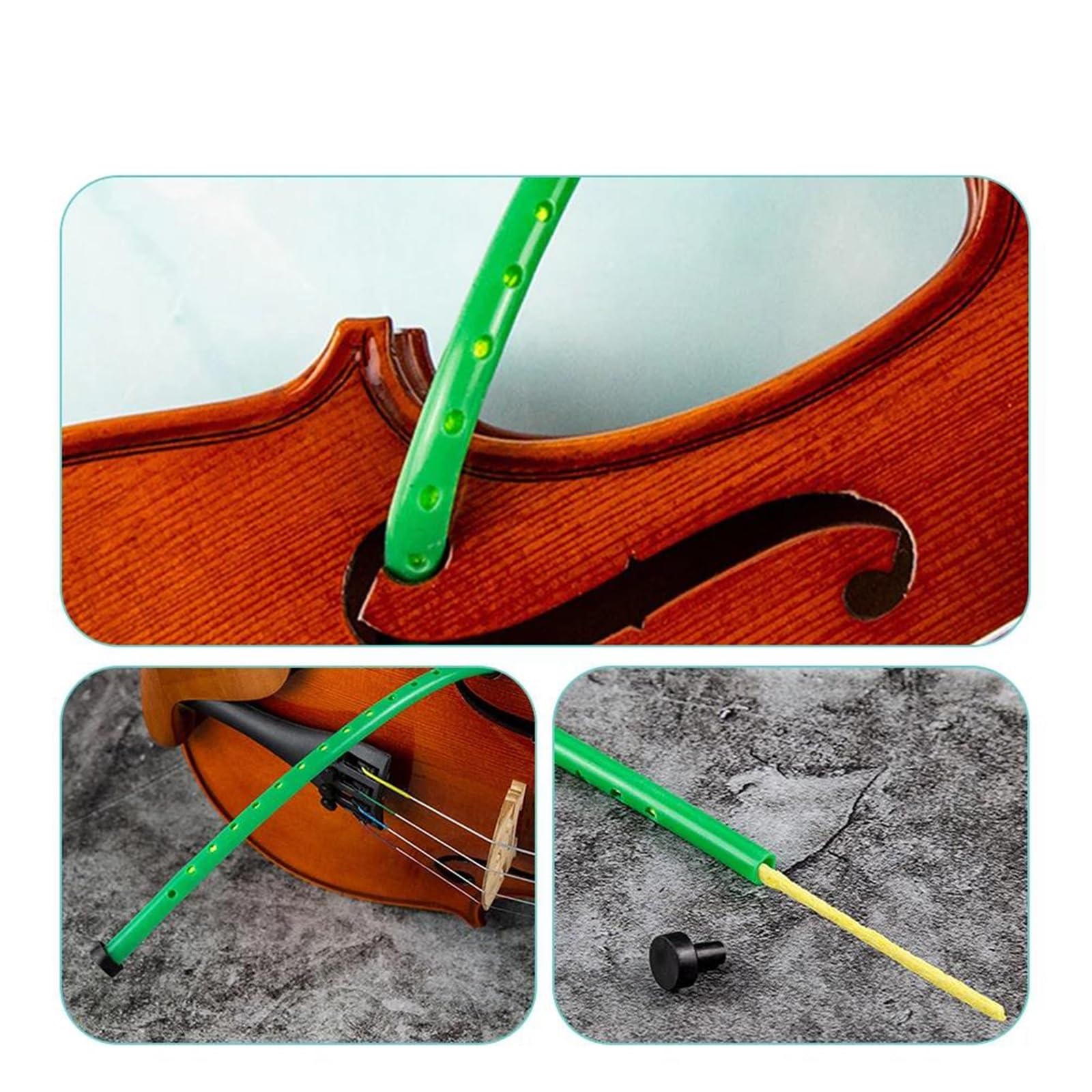 Accessoires Professionnels Violon Humidificateur De Rosace De Violon Outil Portable D'entretien De Rosace Pour Le Contrôle De L'humidité Des Instruments À Cordes