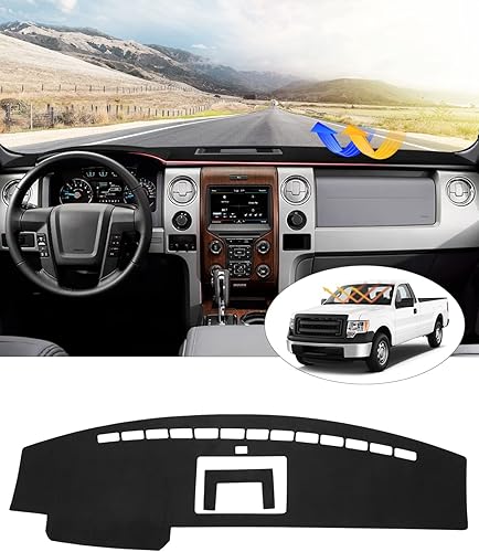 Miniatura 30 de Cartist - Funda de salpicadero, alfombrilla antideslizante, protector de rayos ultravioleta, antirreflejos