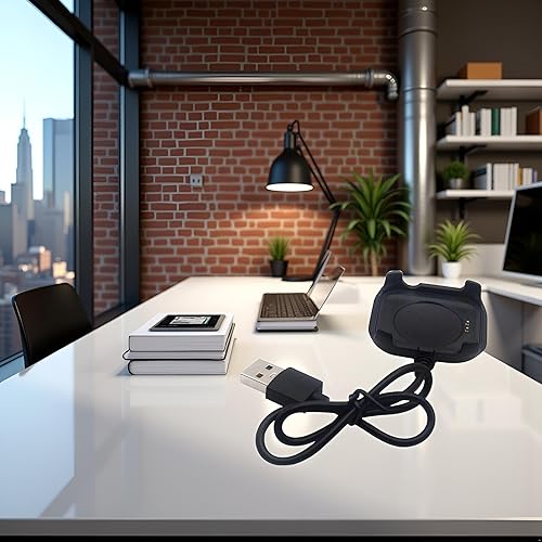 Miniatura 7 de Cable de carga negro para reloj inteligente HW22, cargador magnético, soporte de muelle, adaptador de cable de carga USB, cables y cargadores,