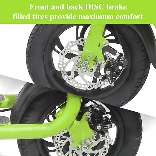 Vista 20 de SEHOMY Folding Electric Scooter with Seat for Adults, 15.5MPH, 20-Mile Range, 36V Battery, 12" Pneumatic Tire, Portable 450W Electric Scooters