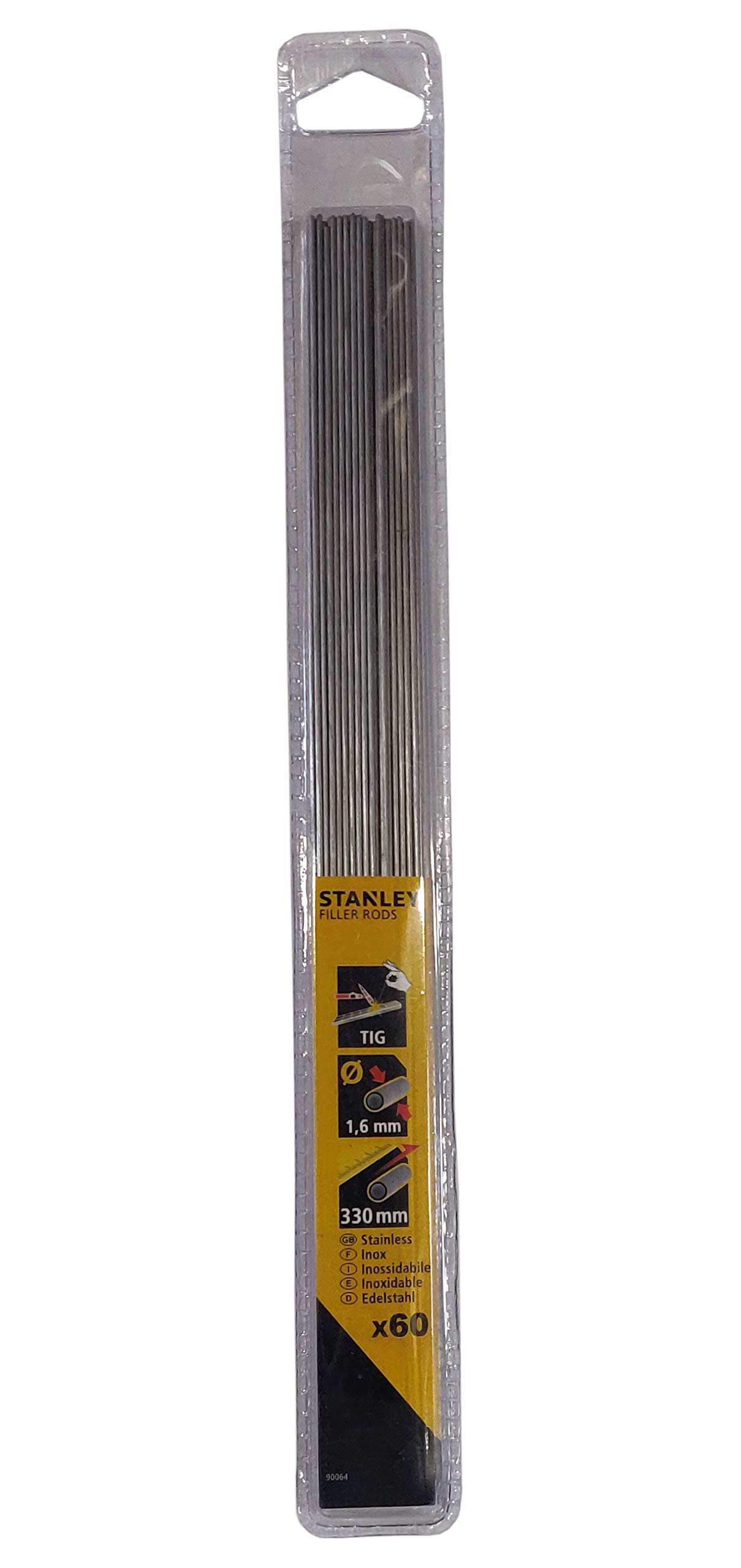 Metal d'apport TIG inox diam 1.6 mm pour réparer sans percer les tubes minces