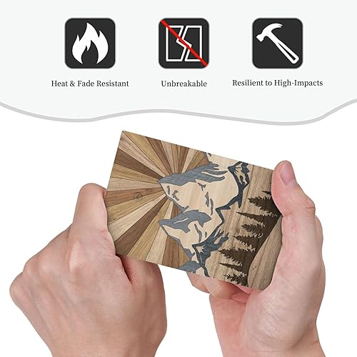 Miniatura 6 de Cubierta de interruptor de luz de paisaje de montaña marrón rústica, granja, sin dispositivo, placa de pared en blanco, placa frontal decorativa