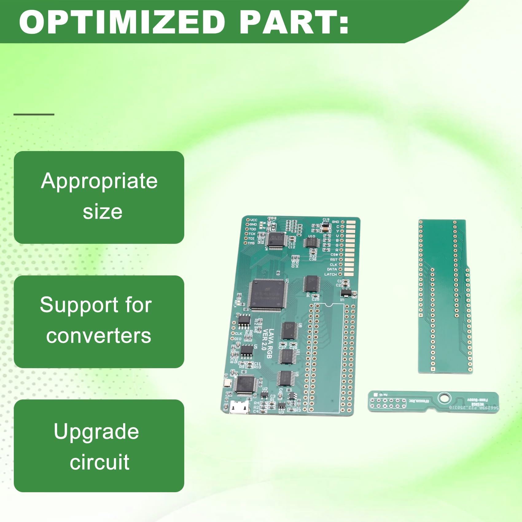 NONDK Kit Lava RGB 2.0 para Consola AV Famicom RGB FC Better NESRGB con Salida RGBS/S-Video/CV de Vídeos y RGB888 de 24 Bits