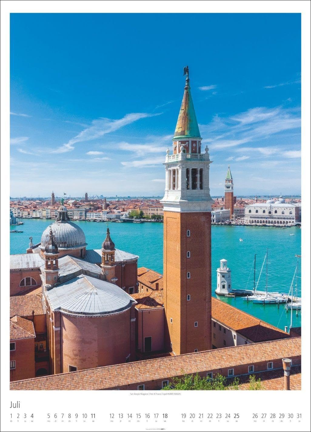 Venezia Kalender 2027 - La Serenissima: Die Lagunenstadt in Bildern: Wandkalender im Großformat mit Fotos namhafter Reisefotografen. Urlaubsflair für ... großen Fotokalender. 49x68 cm Hochformat.
