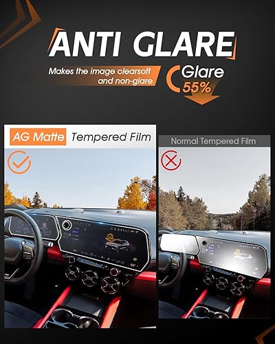 Vista 190 de CDEFG Cristal templado para Chevrolet Silverado/GMC Sierra 2025, pantalla táctil de 13.4 pulgadas, accesorios para Chevy Silverado/Sierra 1500