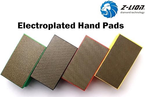 Miniatura 3 de Más opciones de compra para Z-Lion Diamond Hand Pulir Pads Arc Shape Back for Glass Stone - Paquete de 8 piezas