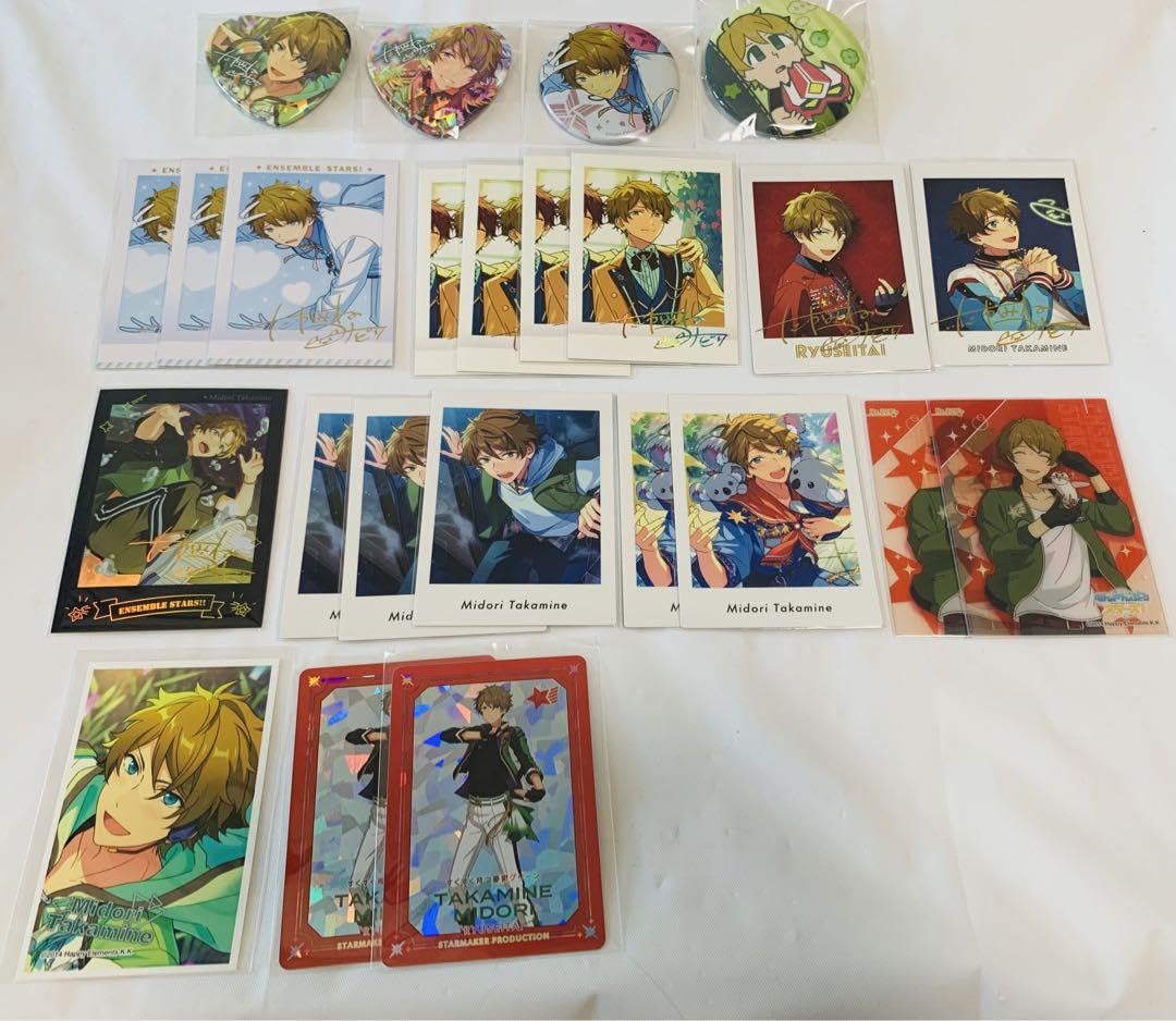 あんスタ 缶バッジ 翠 新品☆あんスタ☆流星隊【高峯翠】5周年☆キャラバッジ