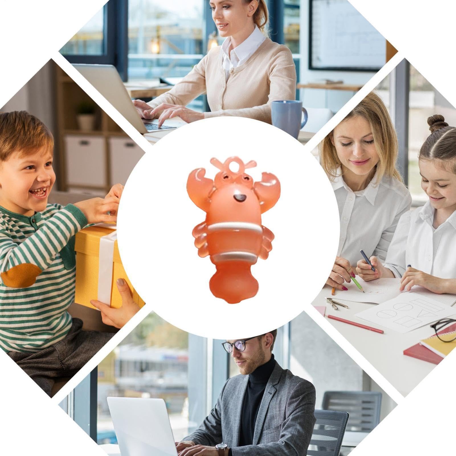 Sensory Squeeze Toy - zmieniający kolor fidget, miękka zabawka przeciwstresowa z responsywną teksturą, przenośna zabawka sensoryczna dla chłopców, dziewcząt, studentów, dorosłych