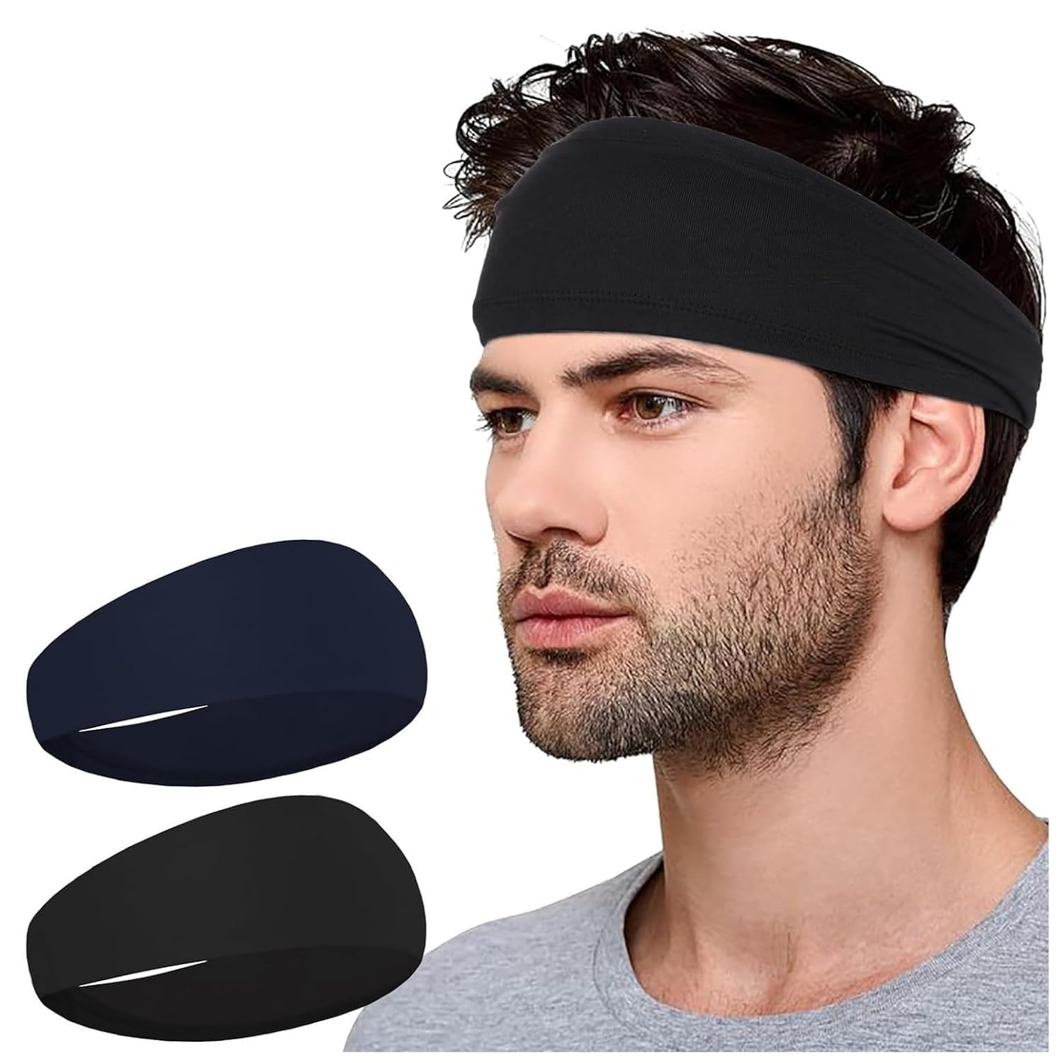 PAROPKAR Multi Sports Headbands Moisture Wicking Workout Headband, Sweatband for Running, Cycling, Football, Yoga, Hairband for Women and Men (Multi Colour-005) (B0D37PQ3FX) Amazon Price History, Amazon Price Tracker