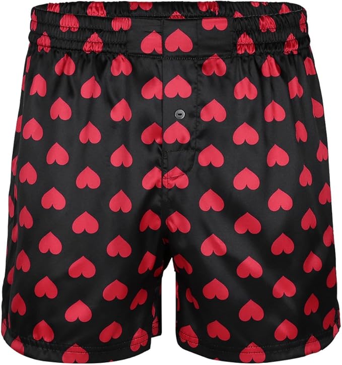 loose patterned shorts